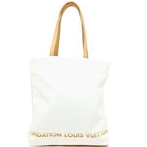 Louis Vuitton Fondation Tote Bag White Museum